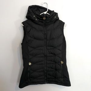 Michael Kors Puffer Vest, Black, Size M
